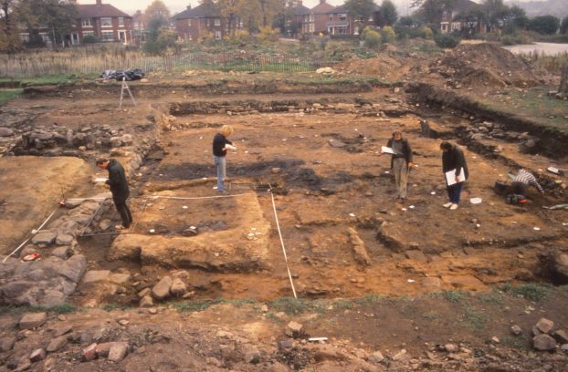 Excavations at Hulton Abbey in 1989